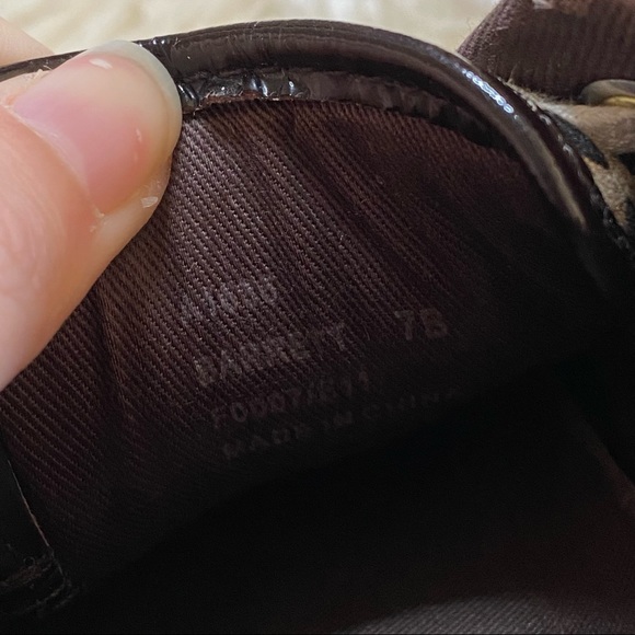 COACH tan / brown leopard Barrett sneakers 7 - Picture 13 of 14